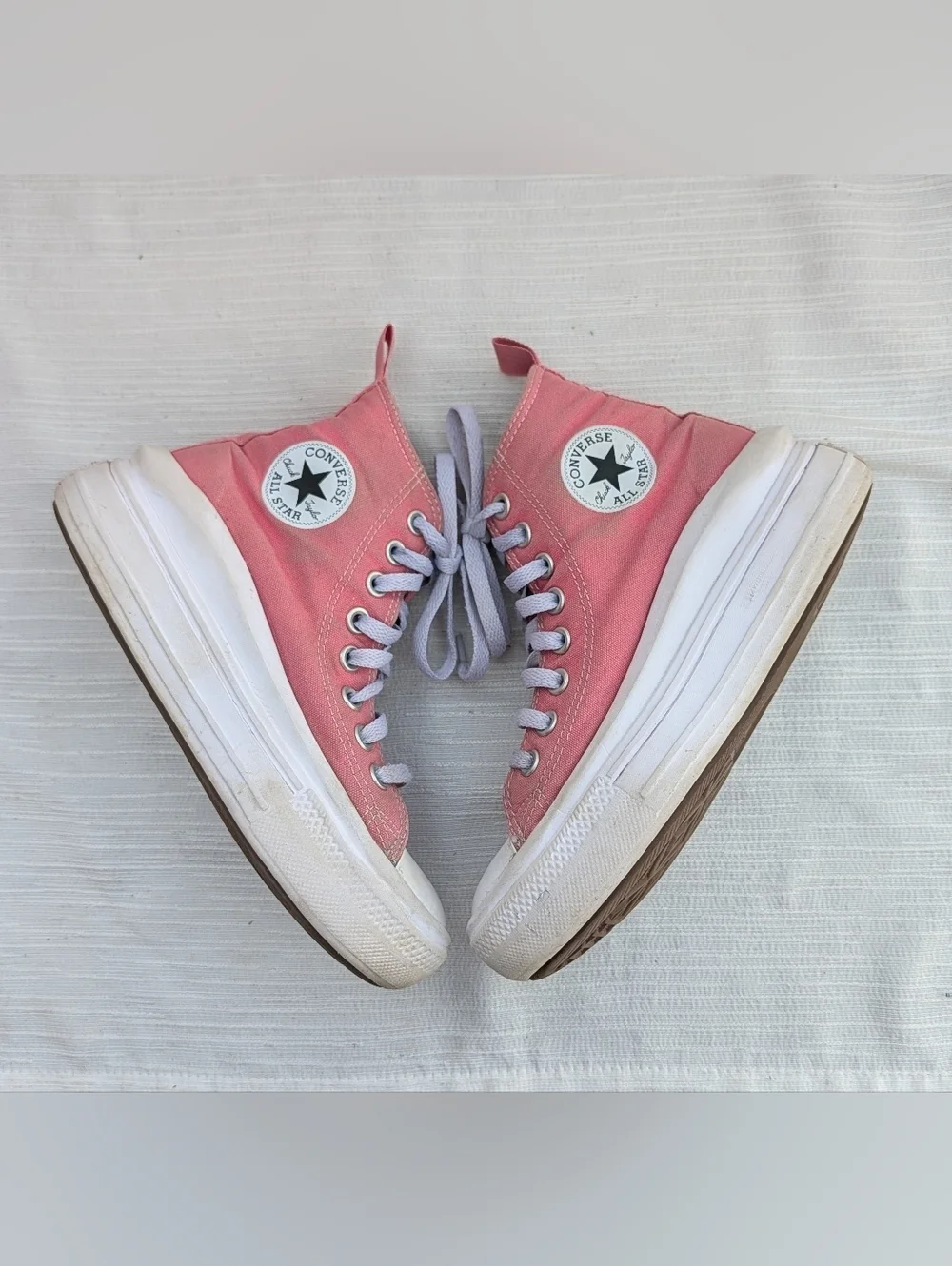 Converse Chuck Taylor All Star Platform High Top Sneakers - Pink Youth Size 3.5